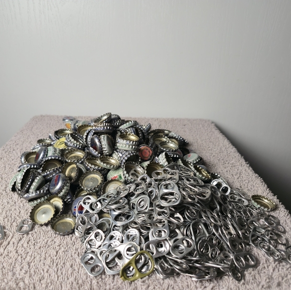 Bottle Caps And Pull Taps 2.6 Pounds - Picture 1 of 8